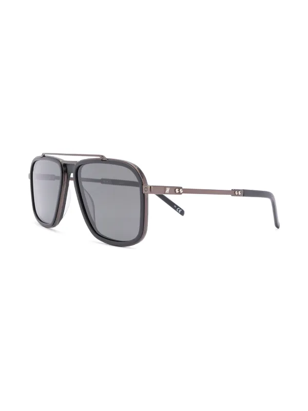 Hublot Eyewear Oversized Sunglasses | Black | FARFETCH FI