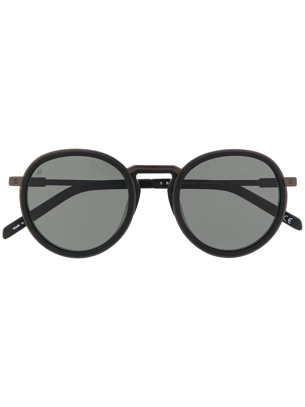 Hublot Eyewear thick round frame sunglasses | Black | Image 1