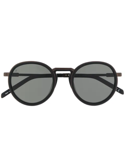 Hublot Eyewear thick round frame sunglasses