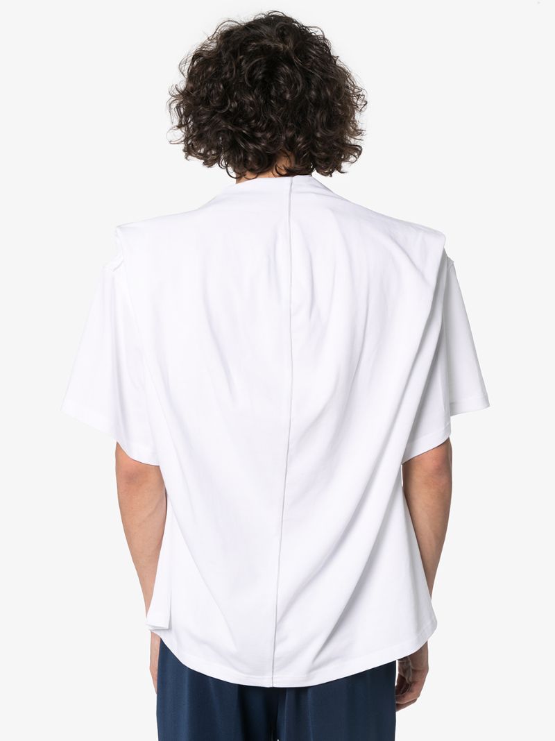 Shop Y/project Infinity Layered-look T-shirt In White