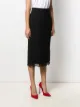Dolce & Gabbana تنورة ميدي مزينة بدانتيل