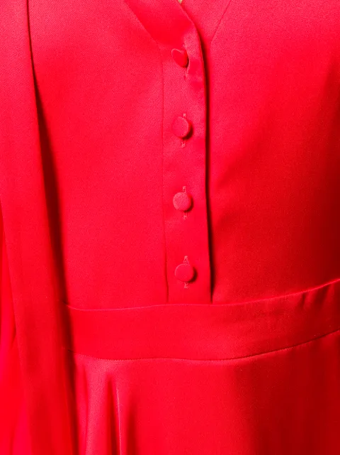 ALEXANDER MCQUEEN DRAPED ASYMMETRIC DRESS