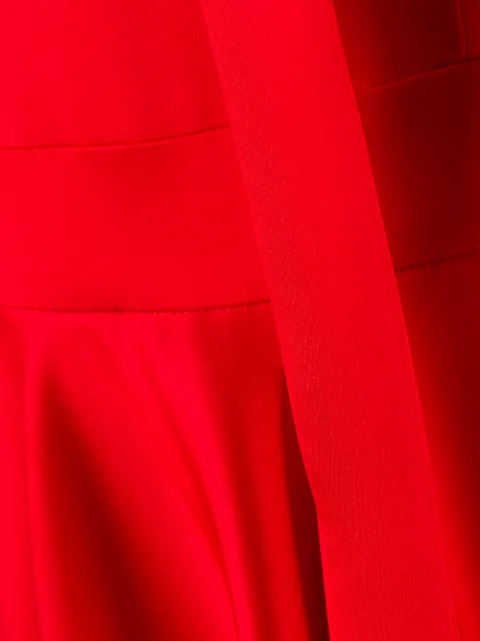 ALEXANDER MCQUEEN DRAPED ASYMMETRIC DRESS