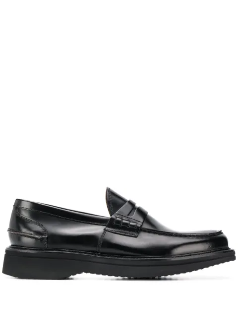 Green George classic slip-on loafers