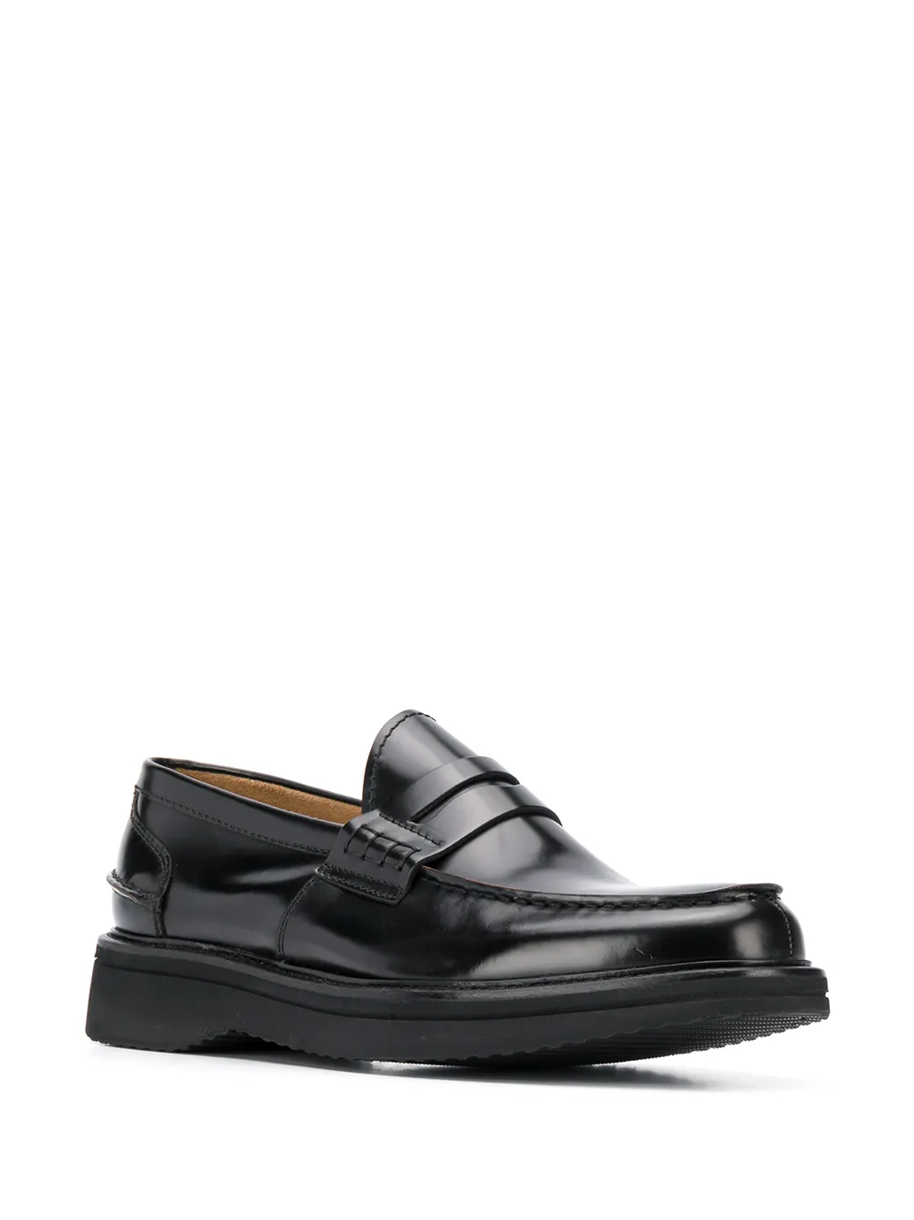 Green George Slip-on loafers - Zwart
