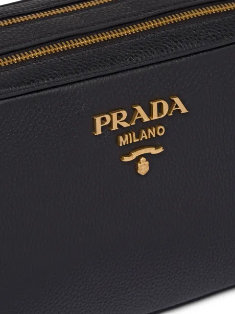 Prada ダブルジップ ショルダーバッグ - Farfetch Prada ダブルジップ ショルダーバッグ - Farfetch