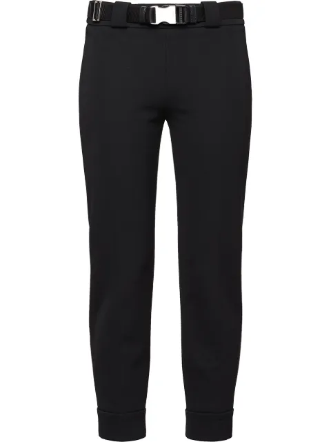 Prada zip detail trousers