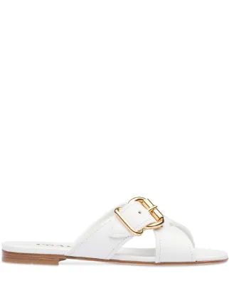 prada buckle sandals