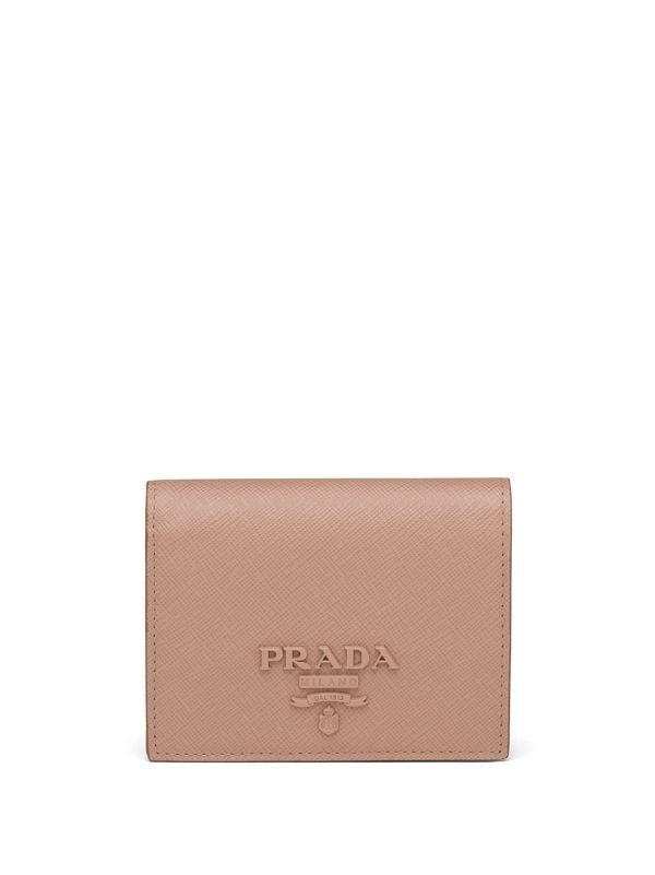 prada small wallet pink