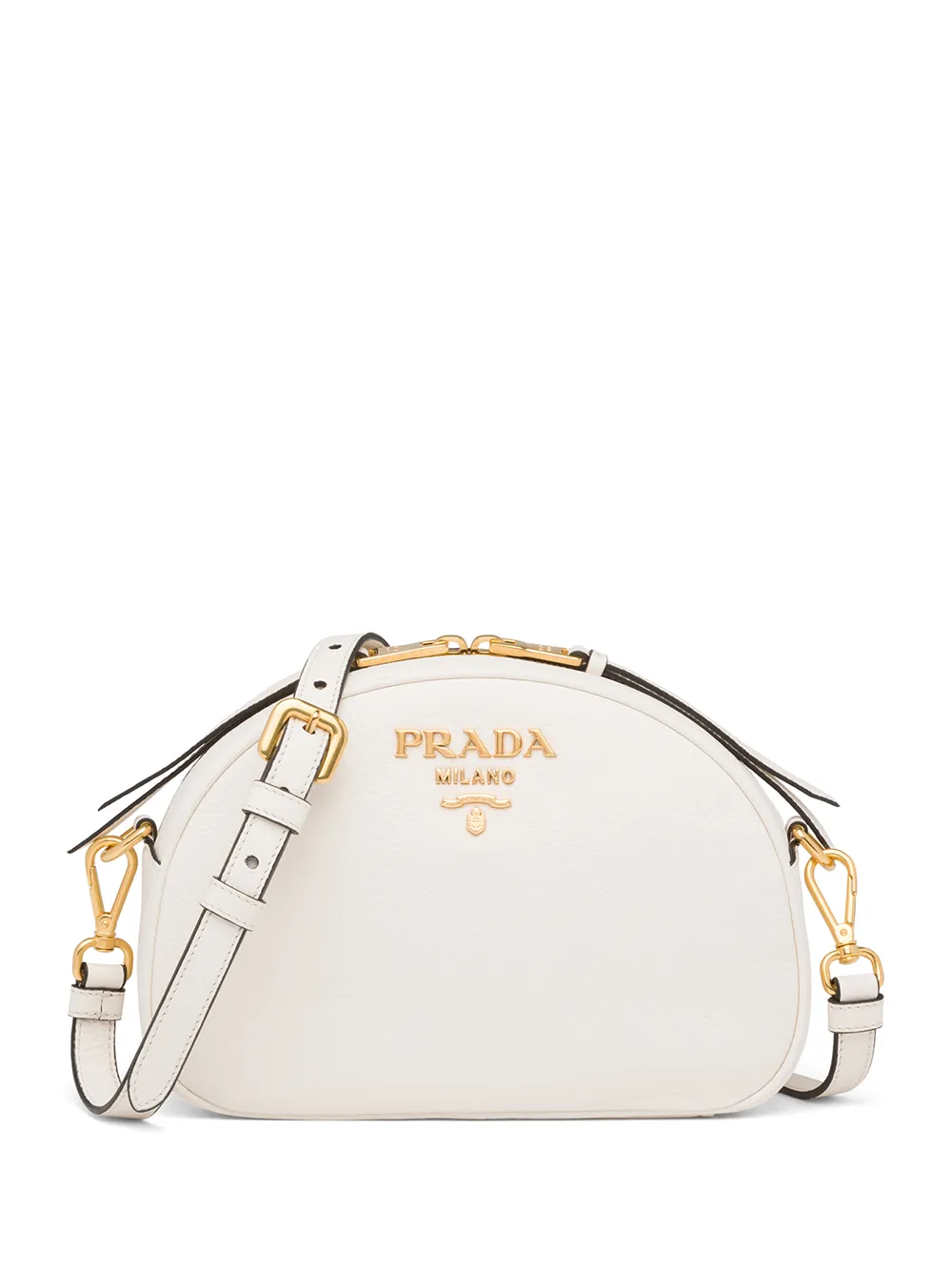 sac porté épaule à design arrondi et plaque logo