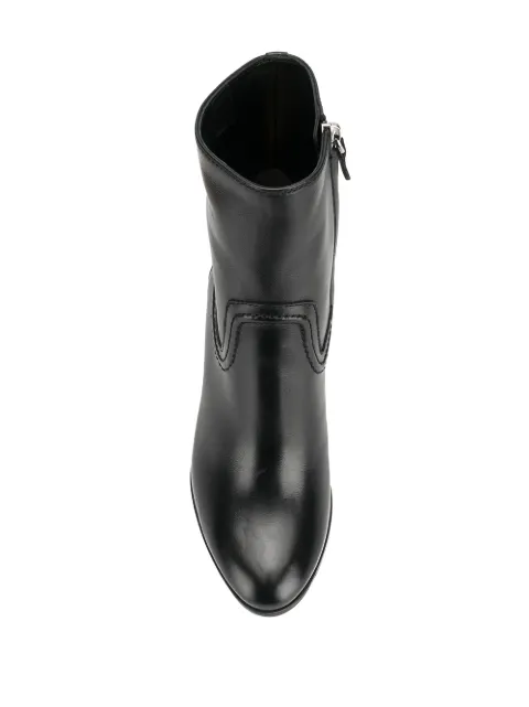 Shop Tod's stitching detail ankle boots 