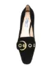 Prada buckled heeled loafers