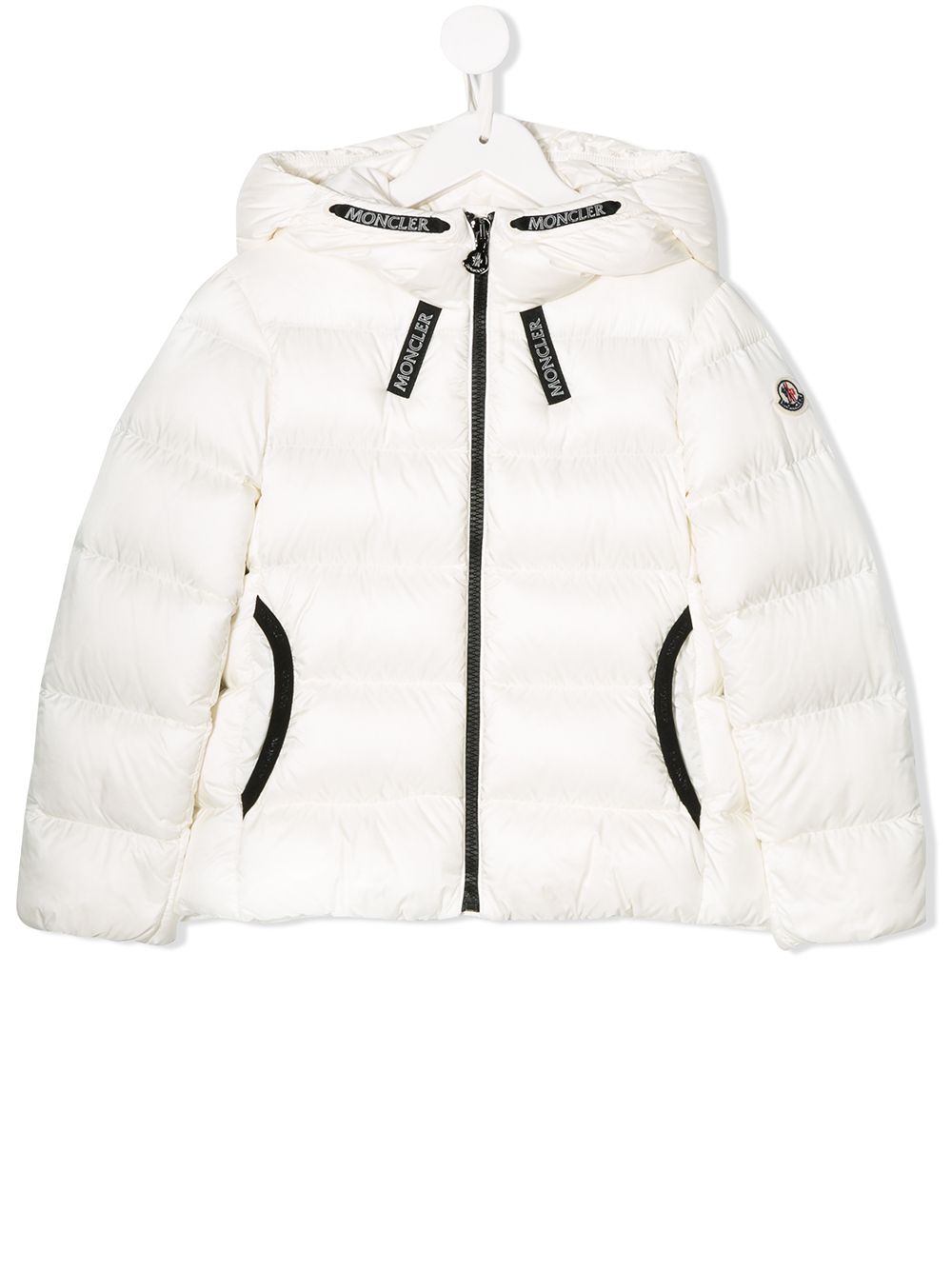 фото Moncler kids пуховик с капюшоном