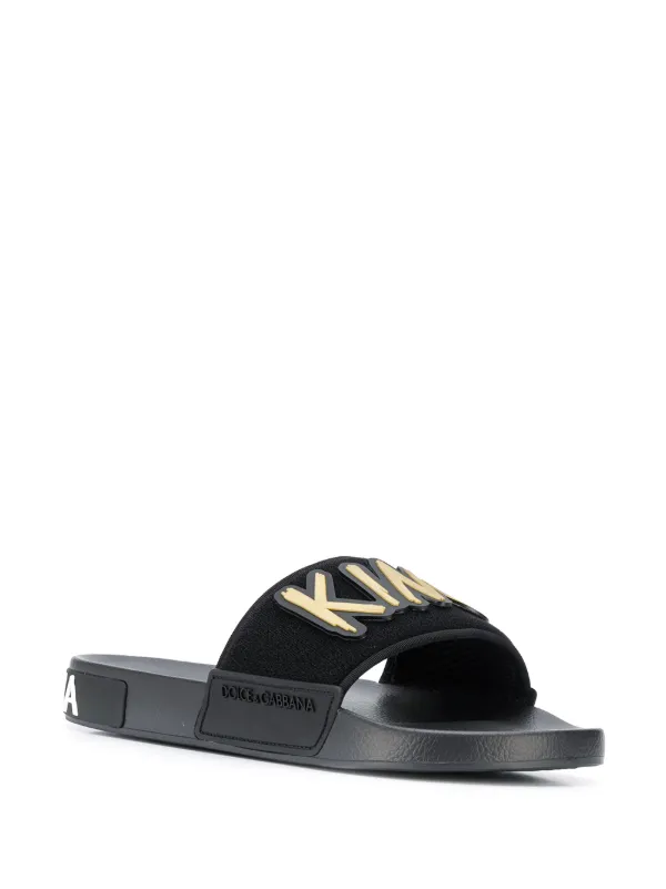 mens dolce and gabbana slides