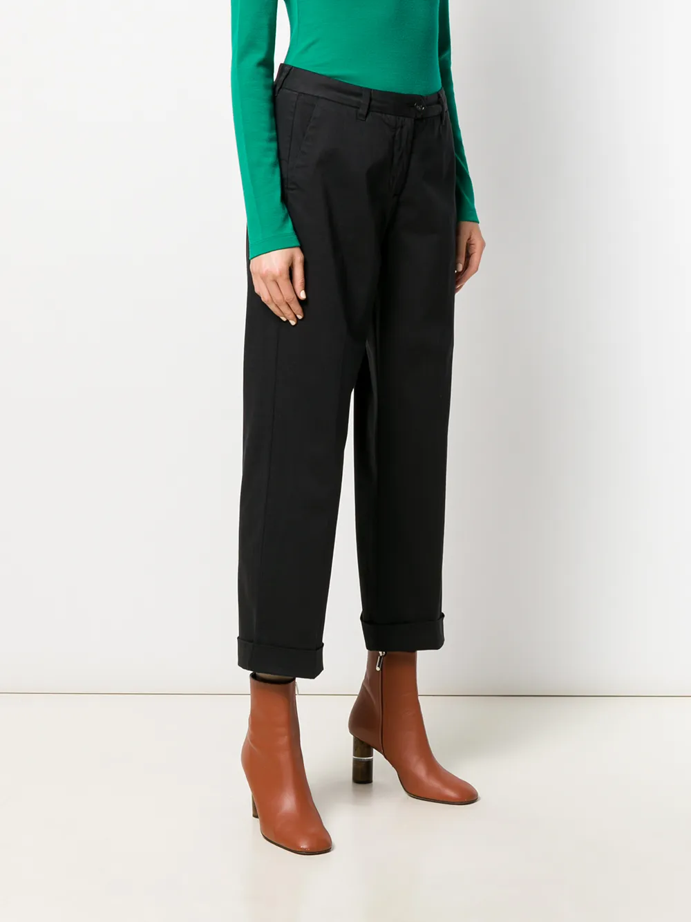  Woolrich Cropped Hose   Schwarz 