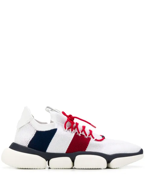 Click to view more detailed imagery on our partner's website Moncler Mesh Detail Low-top Sneakers In White