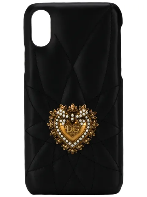 Dolce & Gabbana heart plaque iPhone X/Xs case