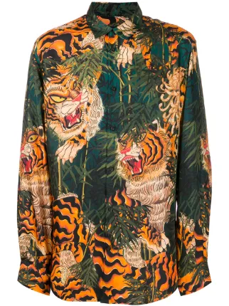 Dsquared2 Hemd Mit Tiger-Print - Farfetch