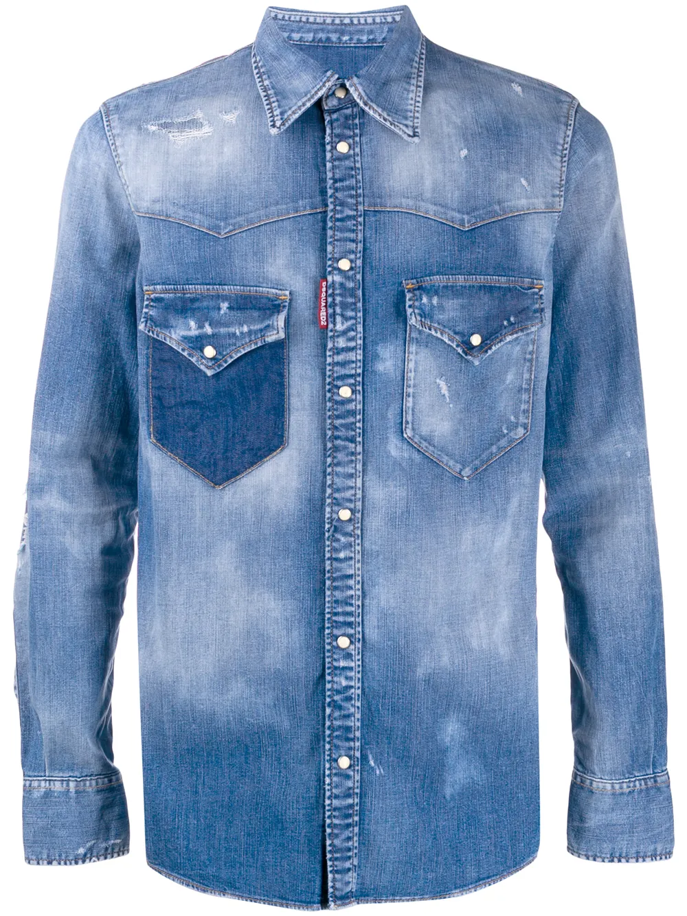 dsquared2 denim shirt mens