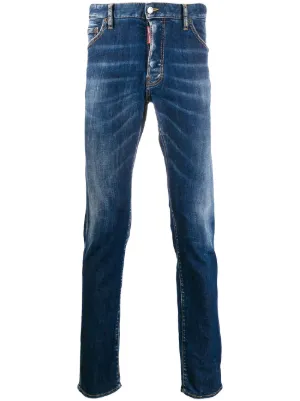 Dsquared2(ディースクエアード)メンズ スリムジーンズ - FARFETCH Dsquared2(ディースクエアード)メンズ スリムジーンズ - FARFETCH