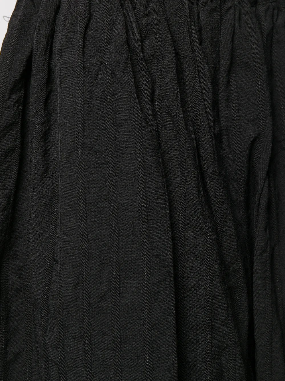 Comme Des Garçons Comme Des Garçons Asymmetrische plooirok Zwart