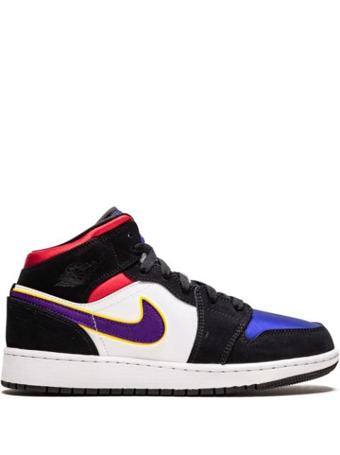 Jordan Kids - Air Jordan 1 Mid Laker Top 3 sneakers