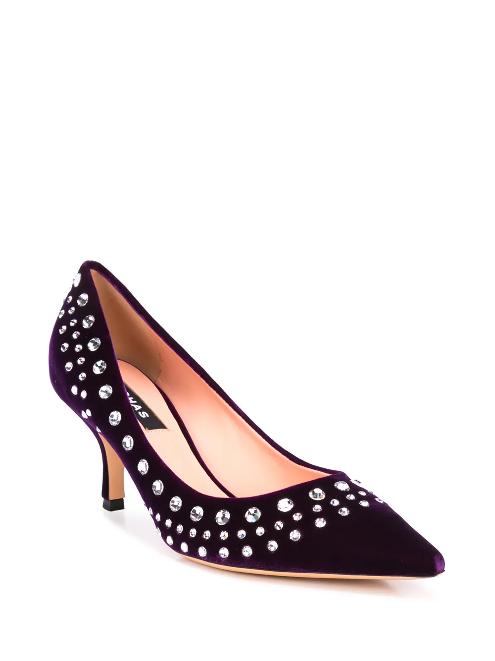 Rochas Verfraaide pumps Paars