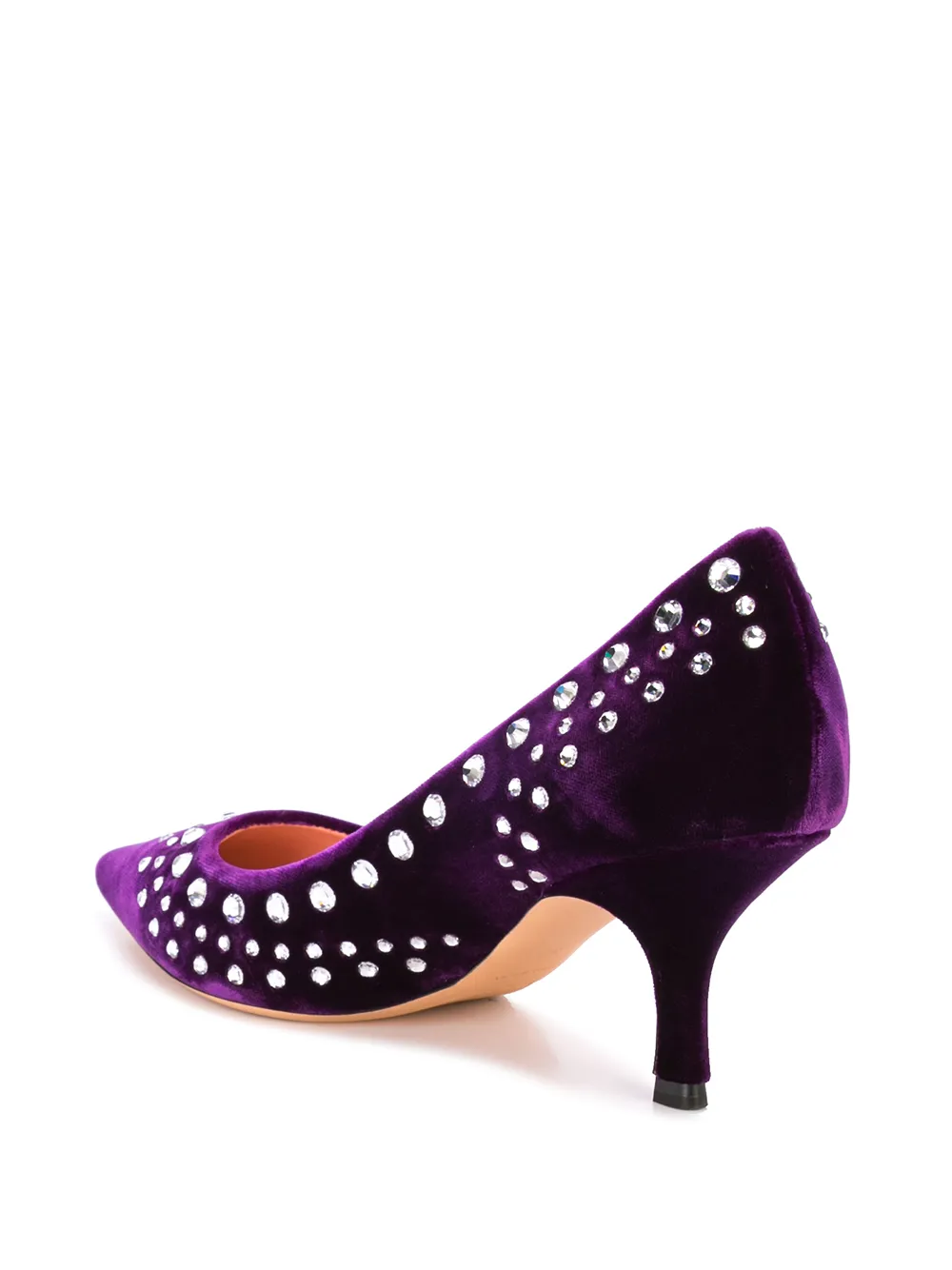 Rochas Verfraaide pumps Paars