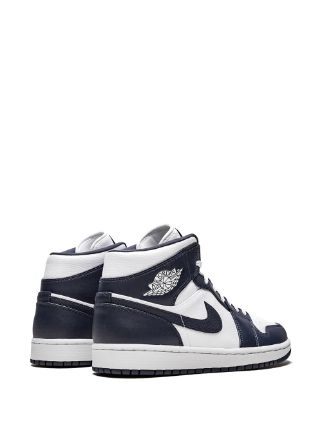 Jordan Air Jordan 1 Mid Obsidian - Farfetch