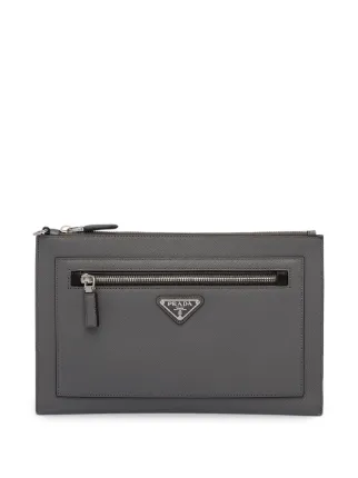 prada saffiano leather clutch