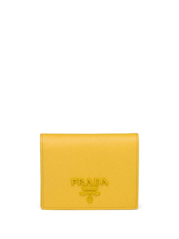 yellow purse wallet