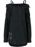 Marcelo Burlon County of Milan Love T.T.E lurex dress - Black