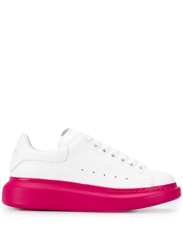 alexander mcqueen pink bottom shoes