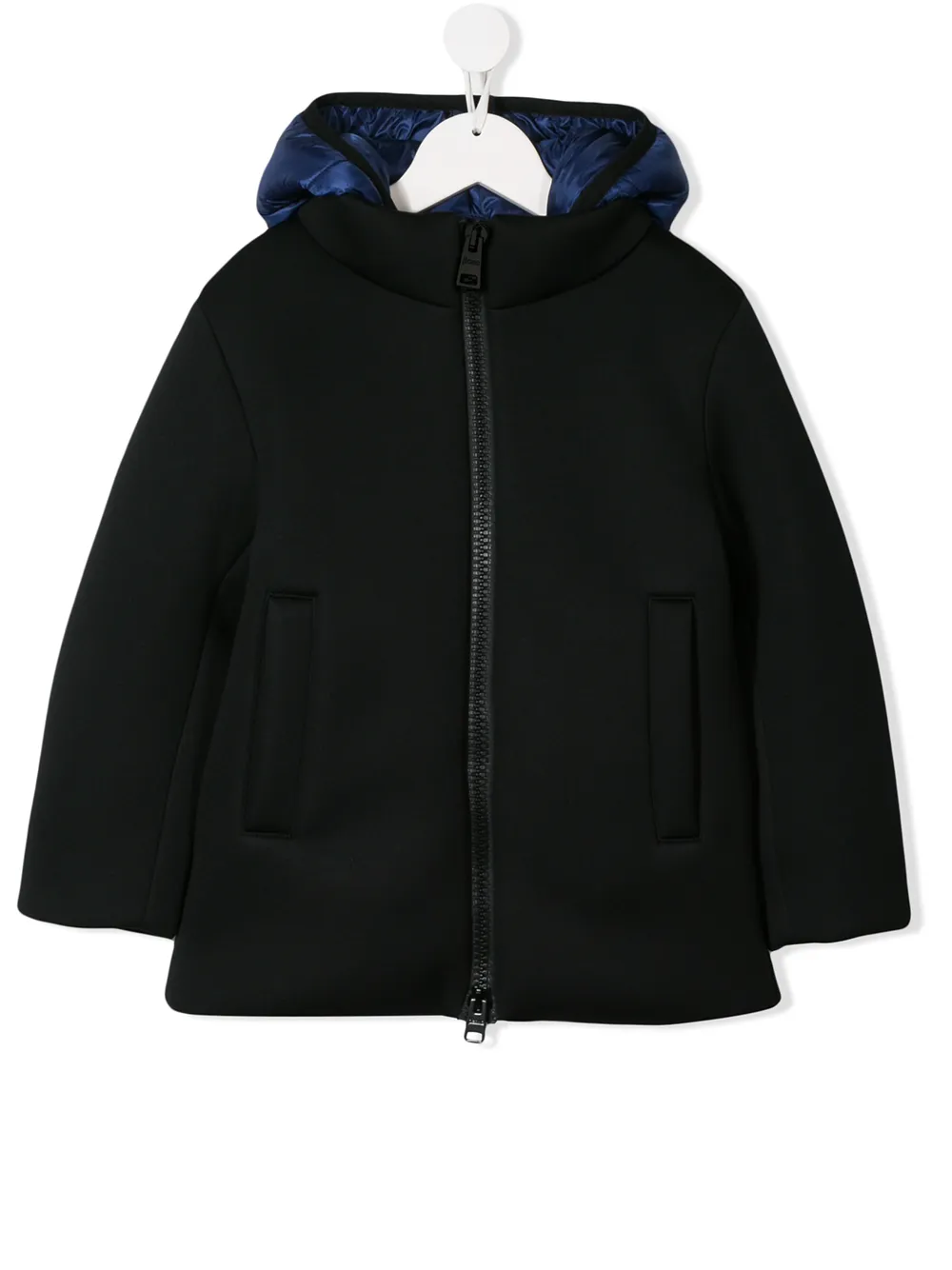 Herno Kids фактурное пальто на молнии Herno Kids фактурное пальто на молнии