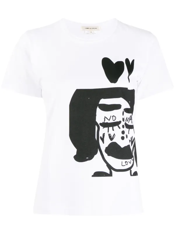 comme des garcons graphic tee