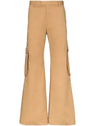 mens flared cargo pants