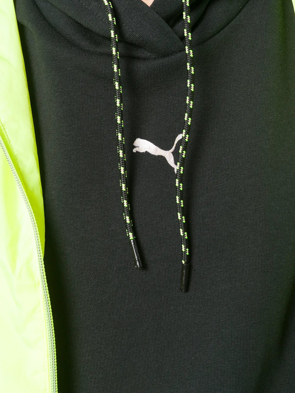 PUMA Cropped hoodie Zwart