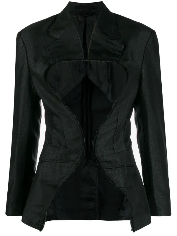 comme des garcons jacket black