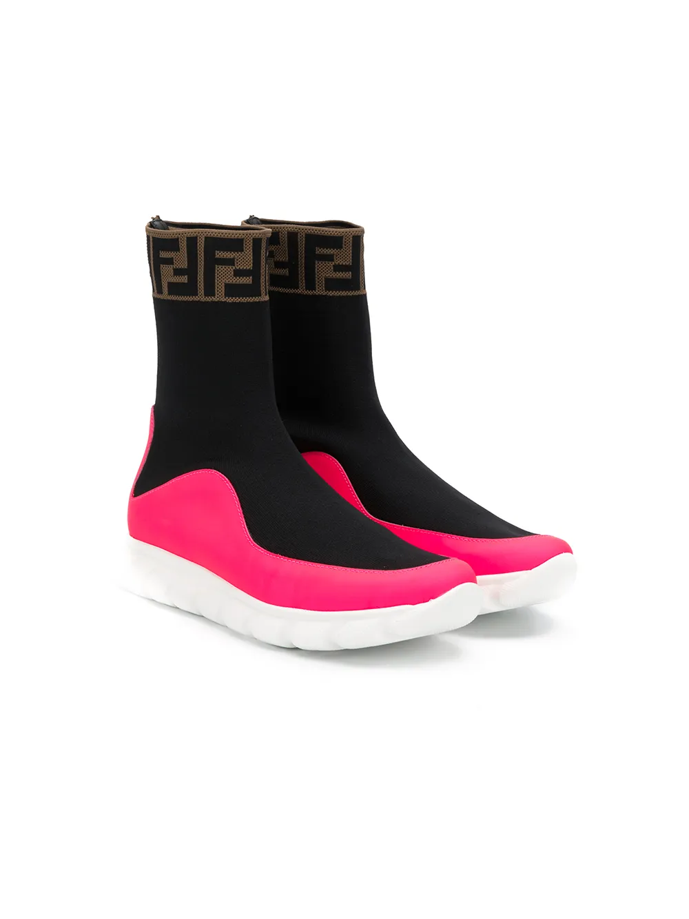 Fendi Kids кроссовки-носки Fendi Kids кроссовки-носки