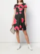 Image 2 of Emporio Armani graphic leopard print dress
