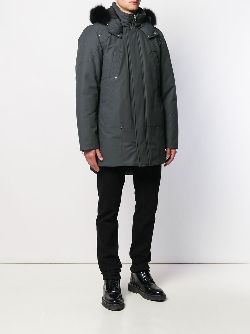 Shop Moose Knuckles Stirling parka with Express Delivery - FARFETCH