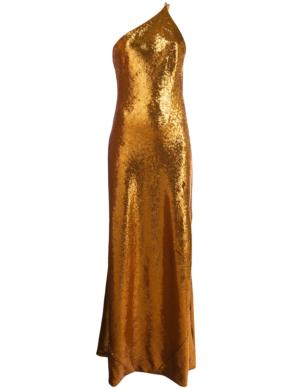 Galvan 2024 gold dress