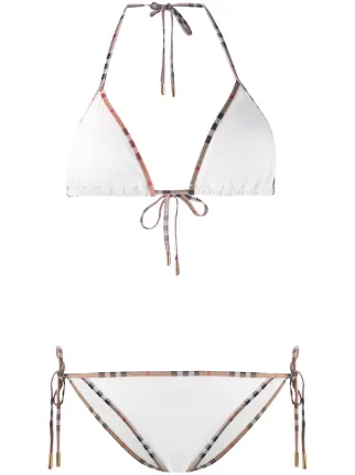 burberry white bikini