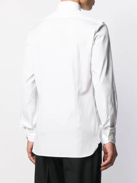 TOM FORD metal bar collar shirt
