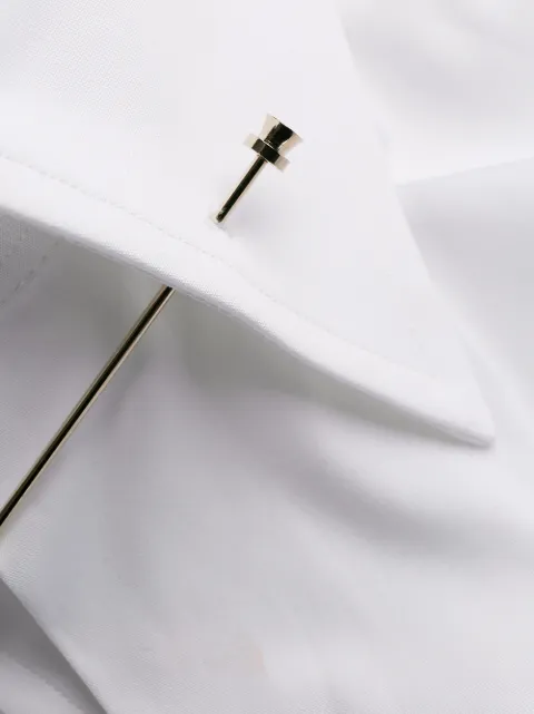 TOM FORD metal bar collar shirt