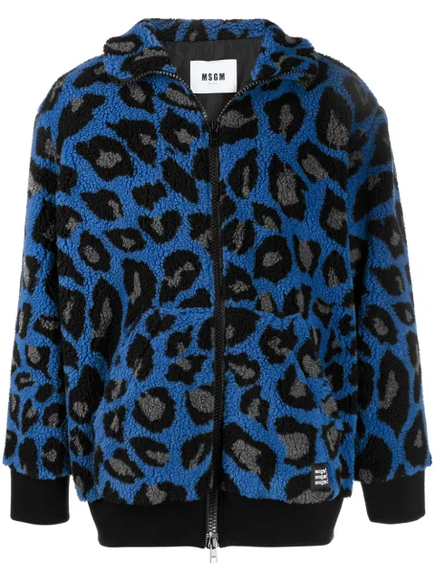 animal fleece jacket
