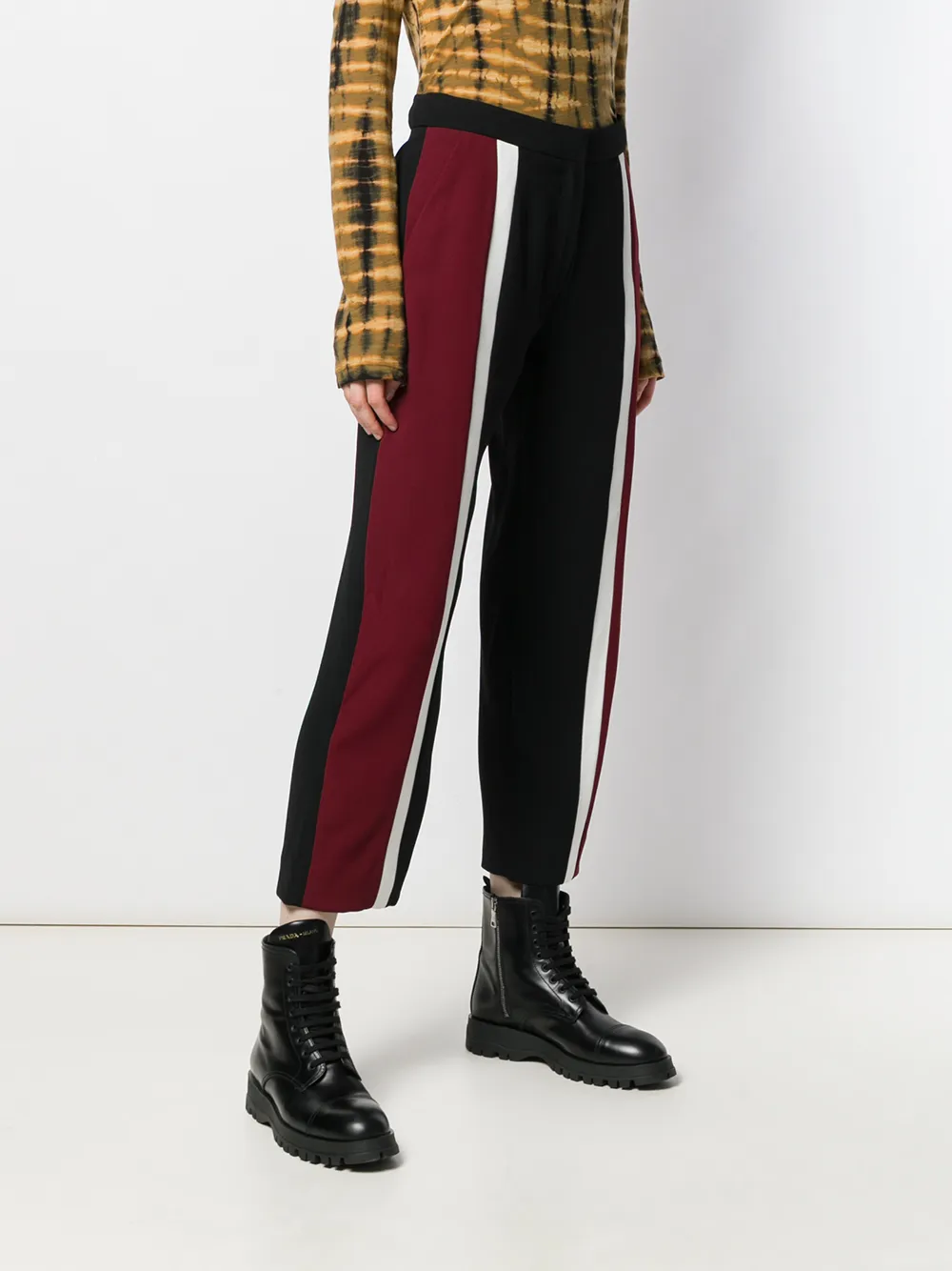 Kenzo Gestreepte pantalon Zwart