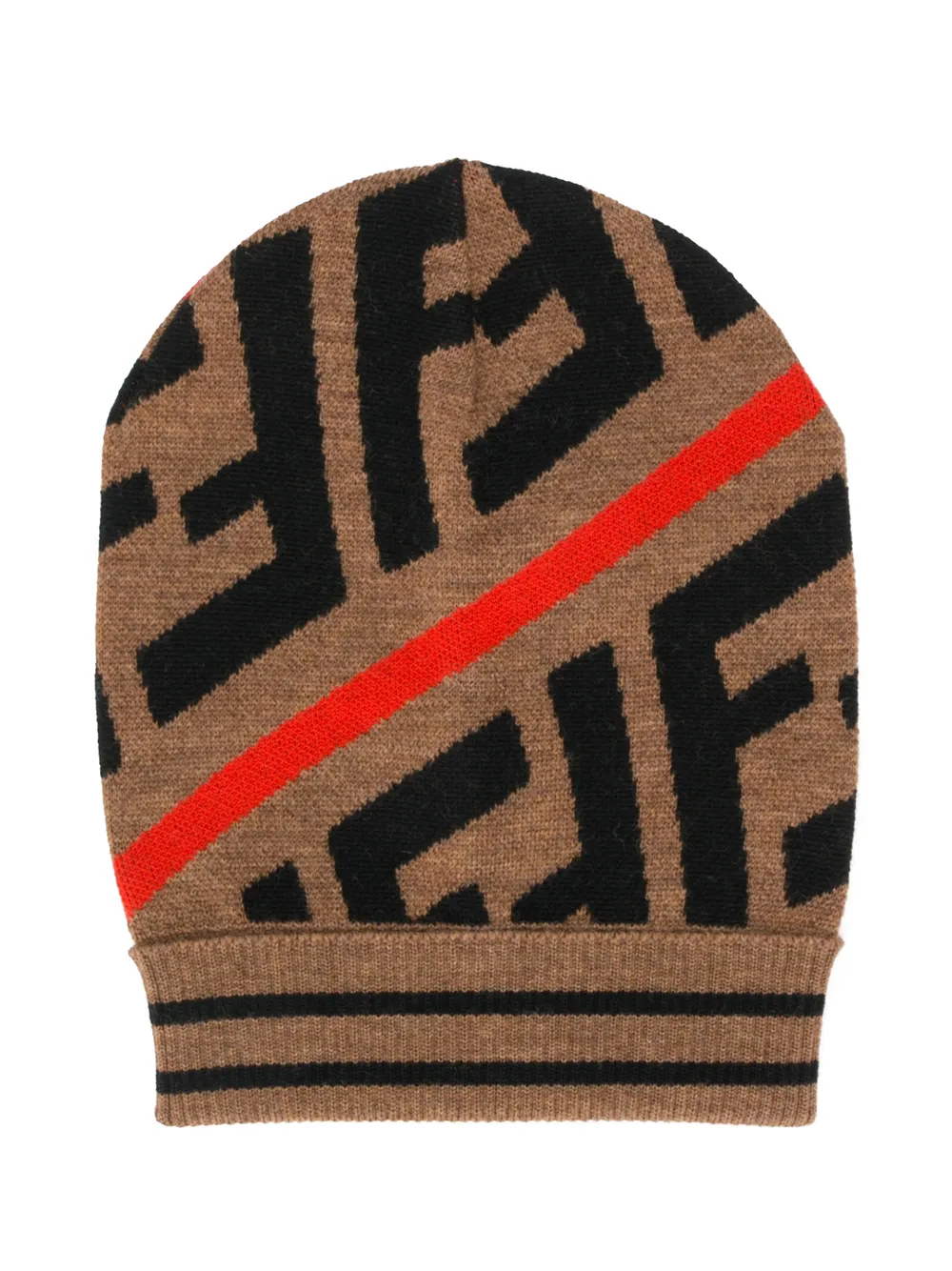 Fendi Kids шапка бини с логотипом FF Fendi Kids шапка бини с логотипом FF