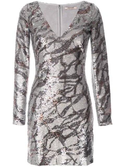 Roberto Cavalli sequinned bodycon dress