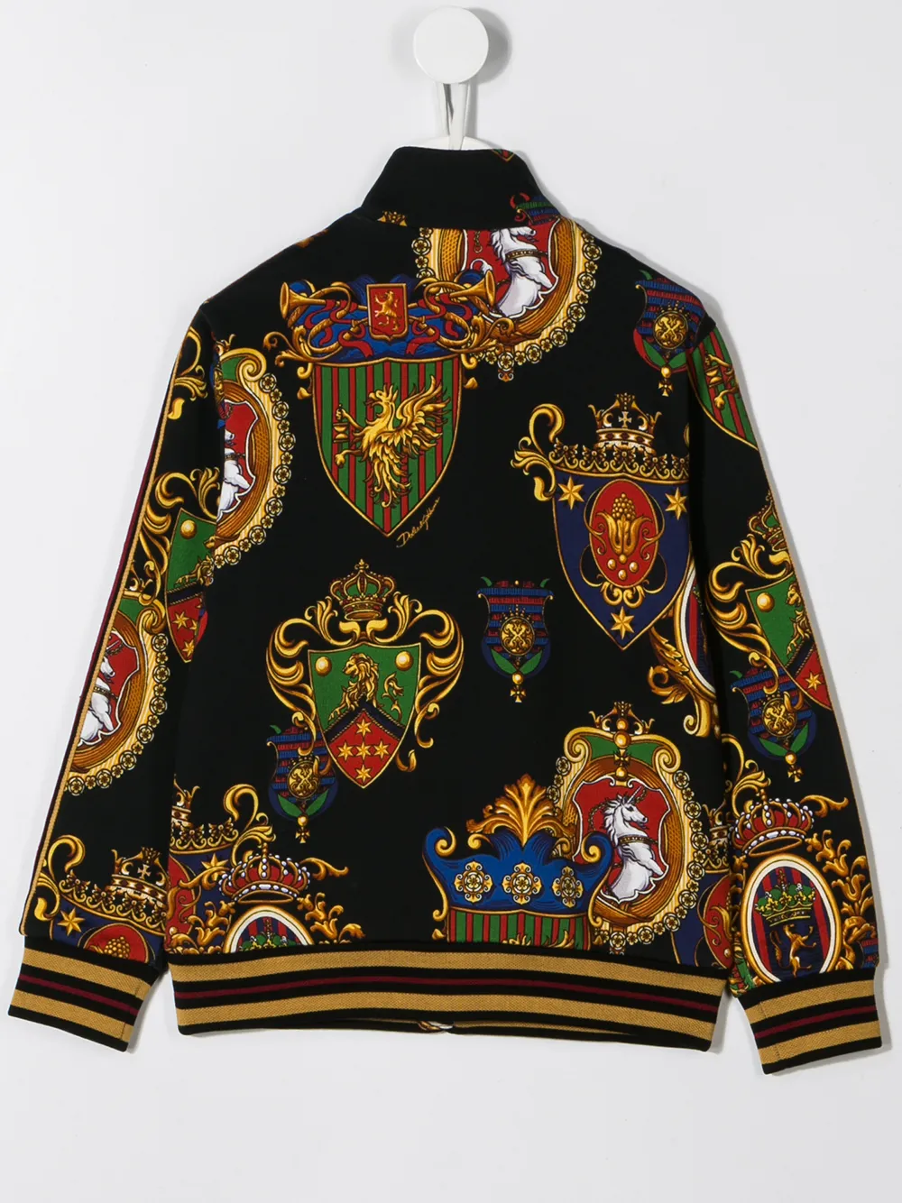 фото Dolce & gabbana kids куртка-бомбер coat of arms